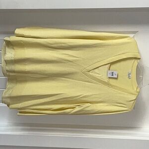 J. Jill Yellow V-Neck Top